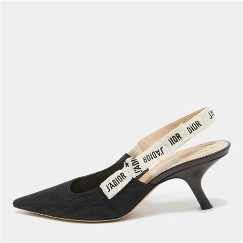 j adore dior slingback pumps|Dior slingback technical fabric.